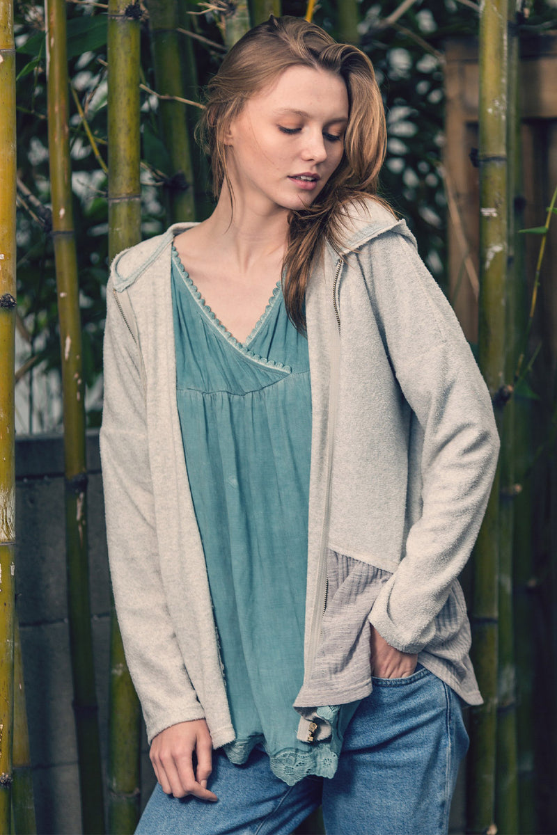 Ruffle Hooded Jacket – Borken Pack