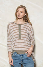 Long Sleeve Striped Top