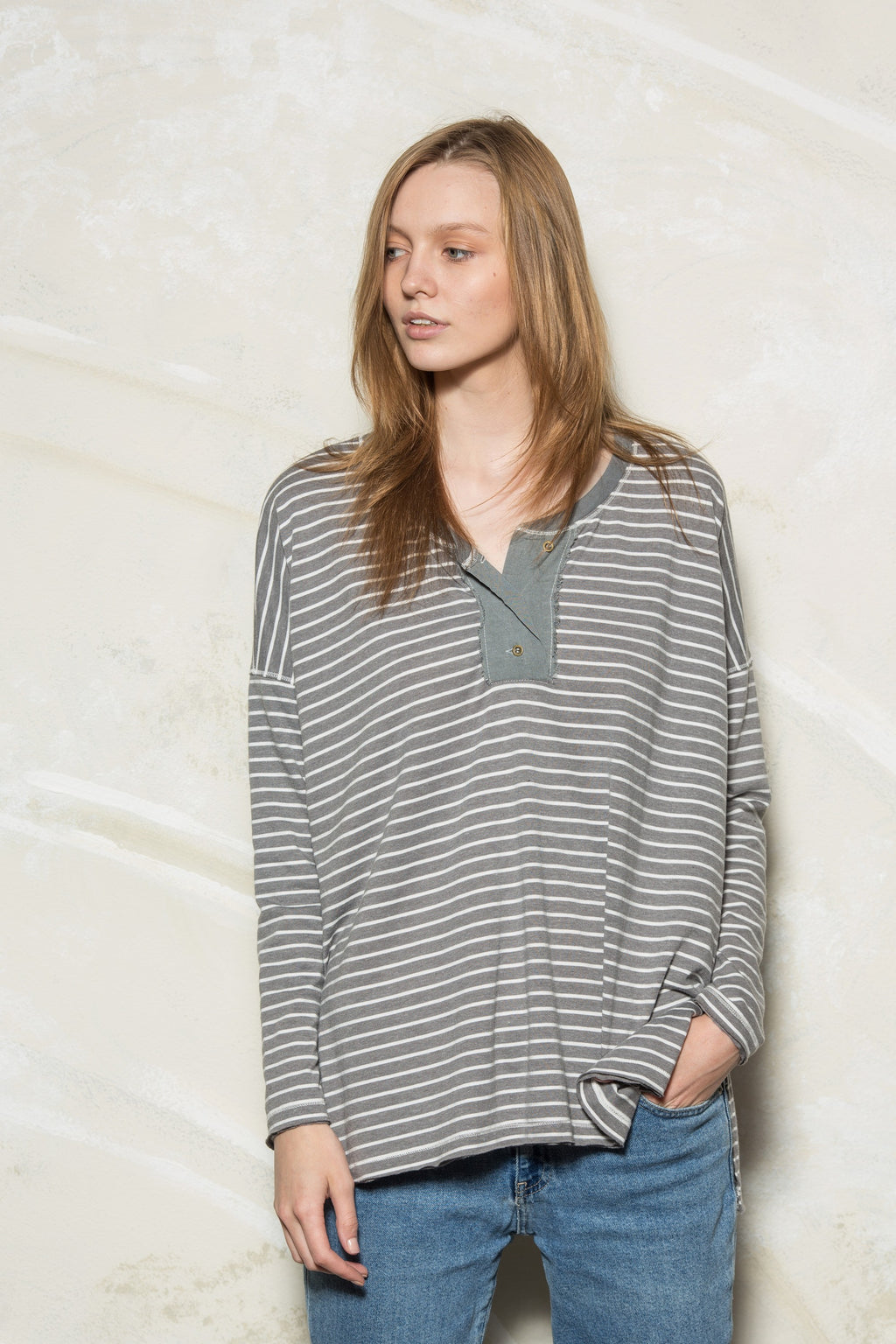Long Sleeve Striped Top